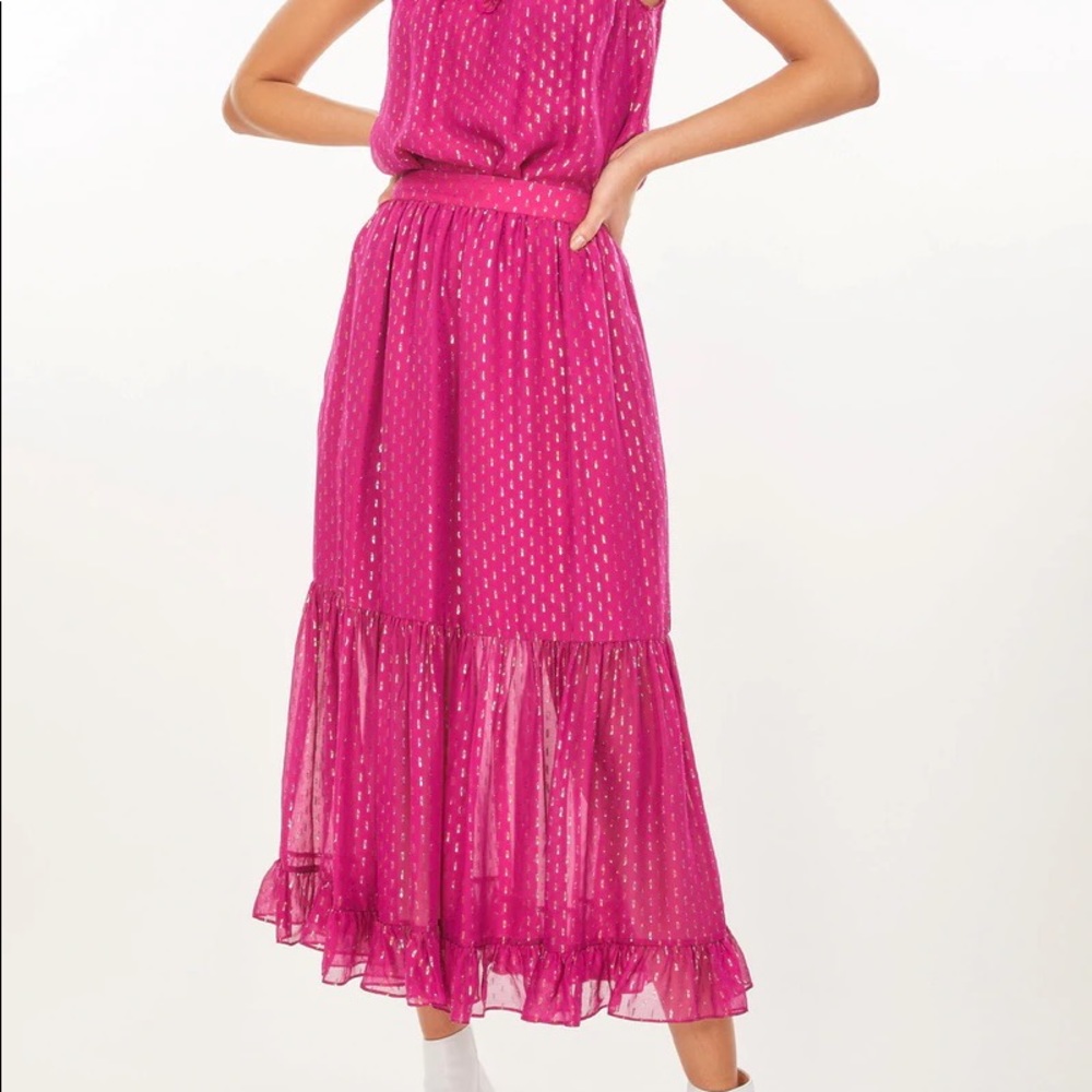 GENERATION LOVE SELENA SKIRT MAGENTA Large NEW NWT REG $265